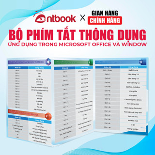 Tờ Gấp Phím Tắt Thông Dụng Trên Microsoft Office và Window - Ứng Dụng Thực Tế 