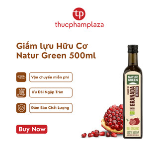 Giấm Lựu Hữu Cơ NaturGreen 500ml – Tinh Hoa Tự Nhiên Từ Tây Ban Nha