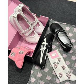 Giày Thể Thao Onitsuka Tiger x Patou Hồng đen Giày Sneaker Báo Hồng Thời Trang Mùa Hè Patou Tiger Full size