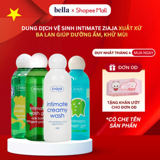 Dung Dịch Vệ Sinh Phụ Nữ Intimate ZIAJA Xuất Xứ Ba Lan Dưỡng Ẩm, Khử Mùi, Se Khít 200ml