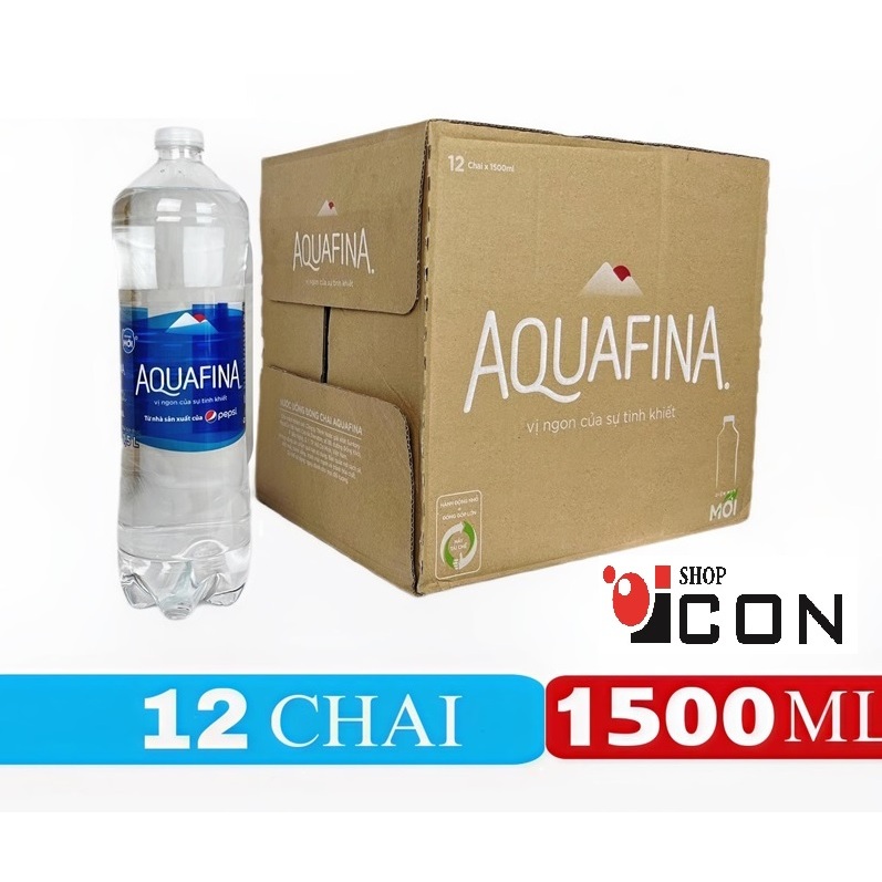 [hỏa tốc]Nước tinh khiết Aquafina 1500ml