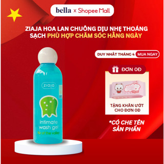 Dung Dịch Vệ Sinh Nữ Giới Intimate Hoa Lan Chuông ZIAJA Phù Hợp Dùng Hằng Ngày Làm Sạch, Khử Mùi Hôi 200ml