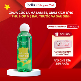 Dung dịch vệ sinh phụ nữ Intimate Cúc La Mã ZIAJA dịu nhẹ, làm sạch khử mùi hôi 200ml xuất xứ Ba Lan
