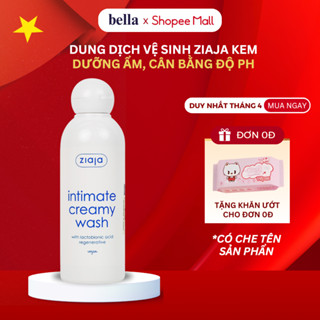 Dung Dịch Vệ Sinh Phụ Nữ Intimate With Hyaluronic Acid ZIAJA Dưỡng Ẩm, Làm Sạch 200ml Xuất Xứ Ba Lan