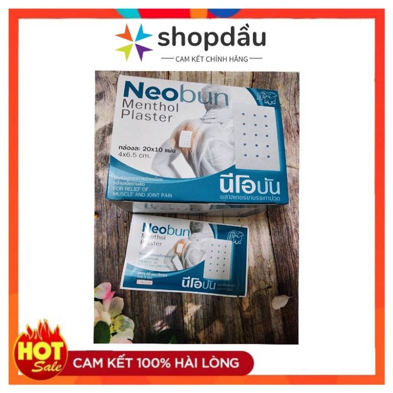 Cao Dán Neobun Menthol Plaster Thái Lan