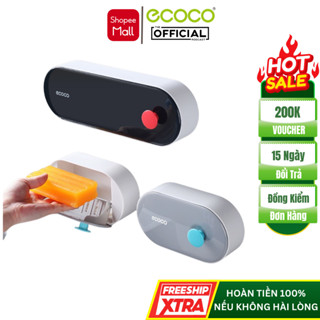 Hộp Đựng Xà Phòng Dán Tường Ecoco, Khay Để Xà Phòng Cao Cấp, Lắp Đặt Không Cần Khoan Đục
