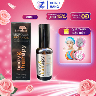 Tinh dầu dưỡng tóc Argan Morocco 80ml giúp tóc mềm mượt, thơm lâu, không bết, phục hồi tóc xơ