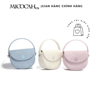 MICOCAH MALL - Túi xách nhỏ MICOCAH Chính Hãng Half Moon dáng bán nguyệt da nhung M577