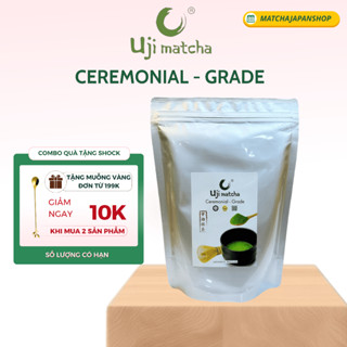Bột Trà Xanh Matcha Uji Ceremonial Grade Túi Lớn 500GR Chính Hãng Công Nghệ Nhật Bản