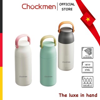 Bình Giữ Nhiệt CHOCKMEN Inox 316 Nhiều Màu Có Tay Cầm Silicone Kèm Lọc Trà Bình Đựng Nước Cầm Tay