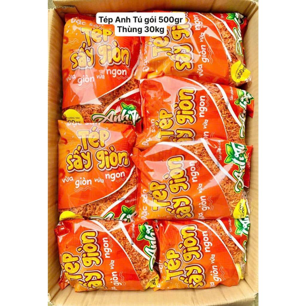 Tép sấy anh tú tép sấy giòn bịch 500gr