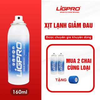 Chai Xịt Lạnh Giảm Đau, Thảo Dược LIGPRO Nhỏ Gọn Giảm Đau Chấn Thương Thể Thao, Giảm Căng Cơ 160ml