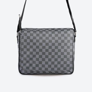 Túi đeo chéo nam Choice ES-96.05 caro lớn túi nam nhiều ngăn đựng vừa IPAD A4