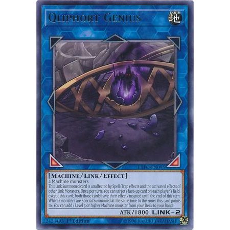 Thẻ bài Yugioh Qliphort Genius - EXFO-EN095 - Rare
