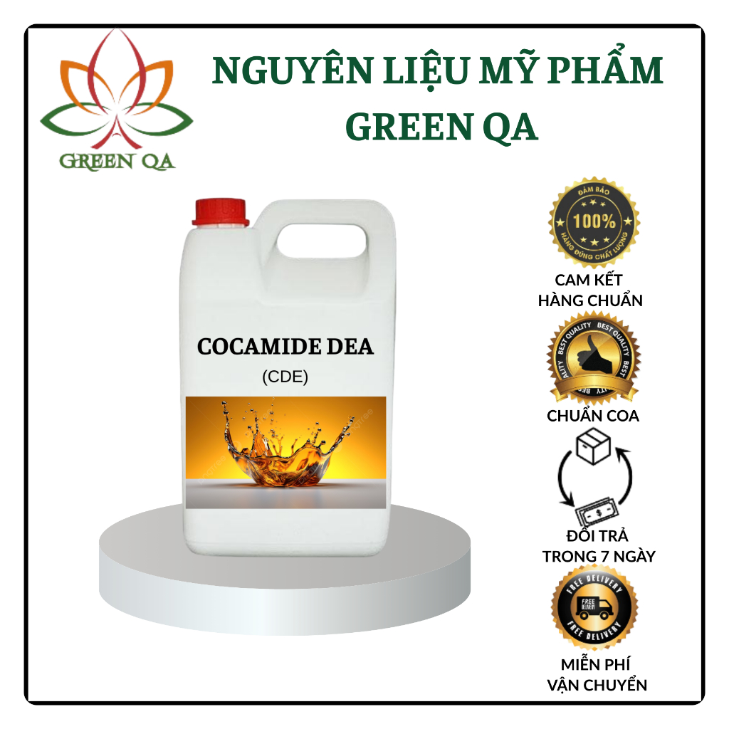 CDE, chất hỗ trợ tạo đặc, chất tạo bọt cho dầu gội (PKDE - Cocamide DEA - Fil Amide 190), 100ml - 1000ml