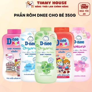  Phấn Rôm Em Bé Dnee Baby Powder 350g Thái Lan Hương Thơm Tự Nhiên Giúp Da Bé Khô Thoáng 350g 