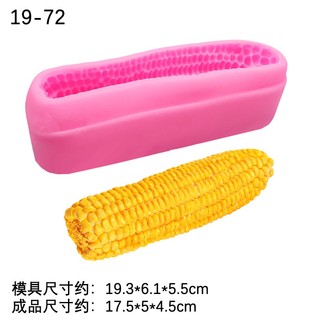 Khuôn silicon trái bắp 1419 làm rau câu, socola, nến