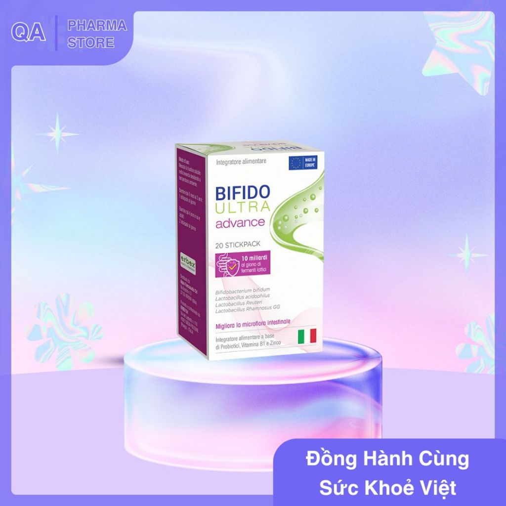 BIFIDO Ultra – Lợi khuẩn hỗ trợ tiêu hóa, tăng cường đề kháng – Hộp 20 gói