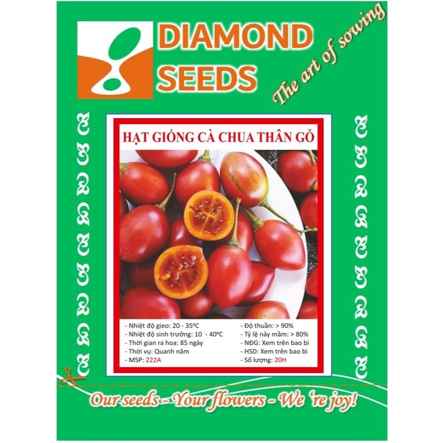 Hạt Giống Cà Chua Thân Gỗ - 20 Hạt - HÀNG CÔNG TY