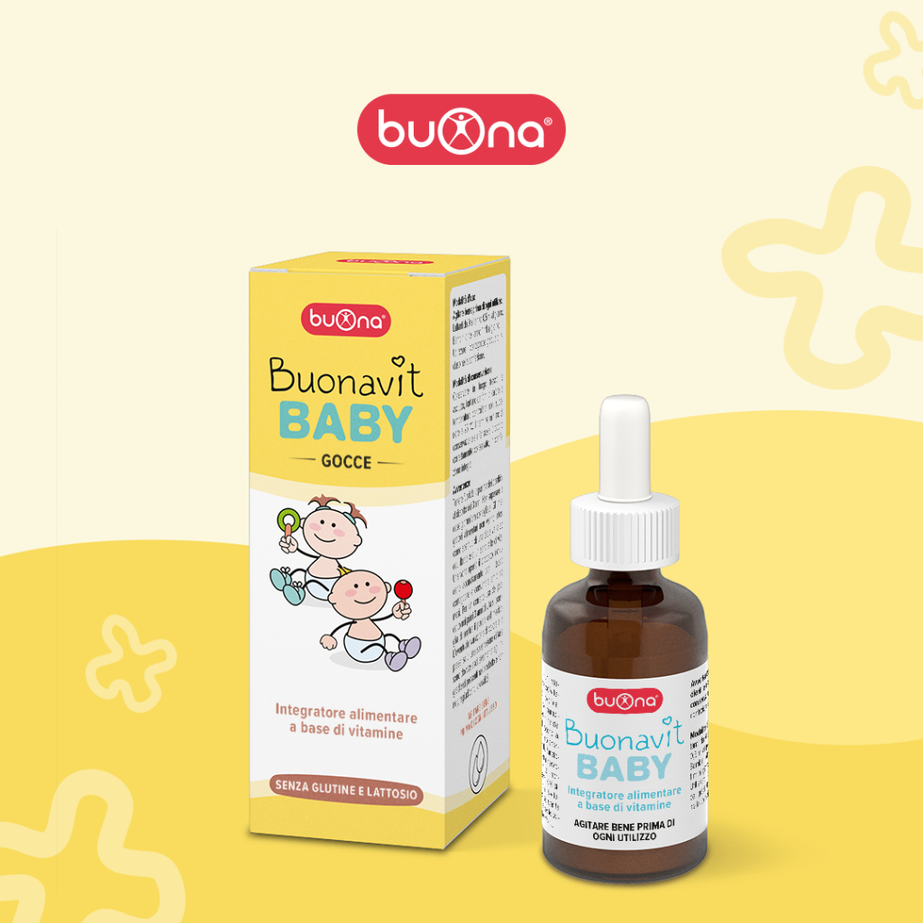 Buonavit Baby - Vitamin Tổng Hợp Nhỏ Giọt Giúp Bồi Bổ Cơ Thể, Tăng Hấp Thu Cho Trẻ - Lọ 20ml