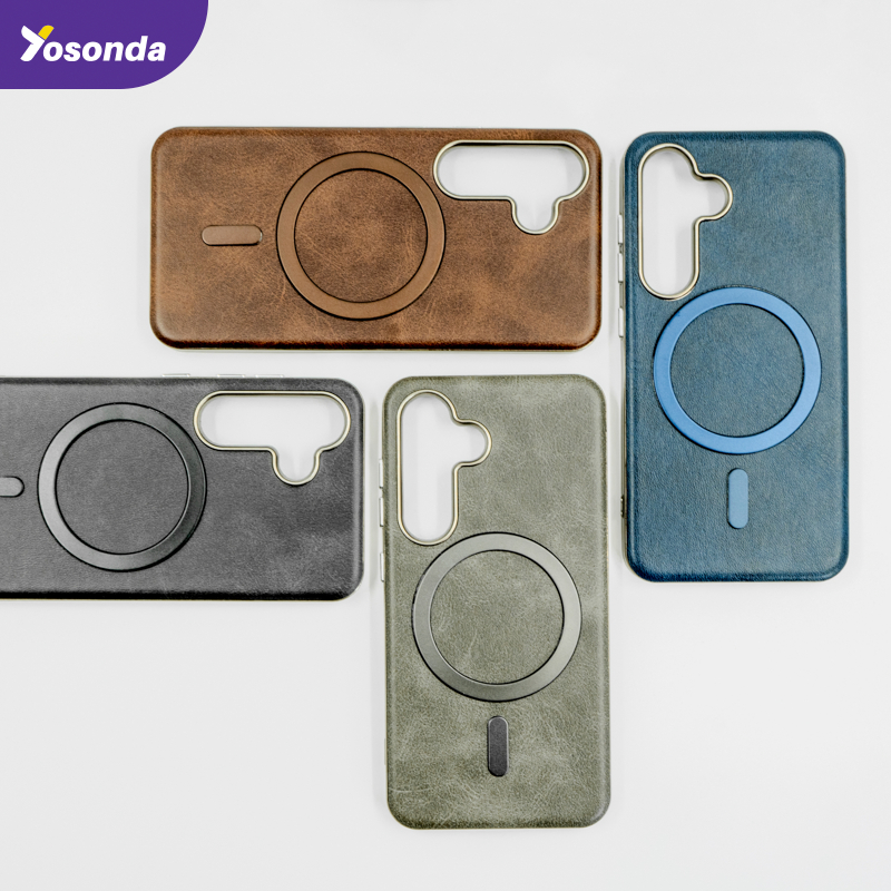 Ốp Lưng Da Cao Cấp Yosonda CASE-YO-31 Dành Cho Samsung Dòng S24 ultra , S25, S25 plus, S25 ultra