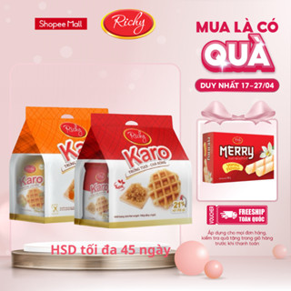 [QUÀ TĂNG ĐỘC QUYỀN] Combo 2 bịch bánh Richy Karo phô mai và sợi gà truyền thống