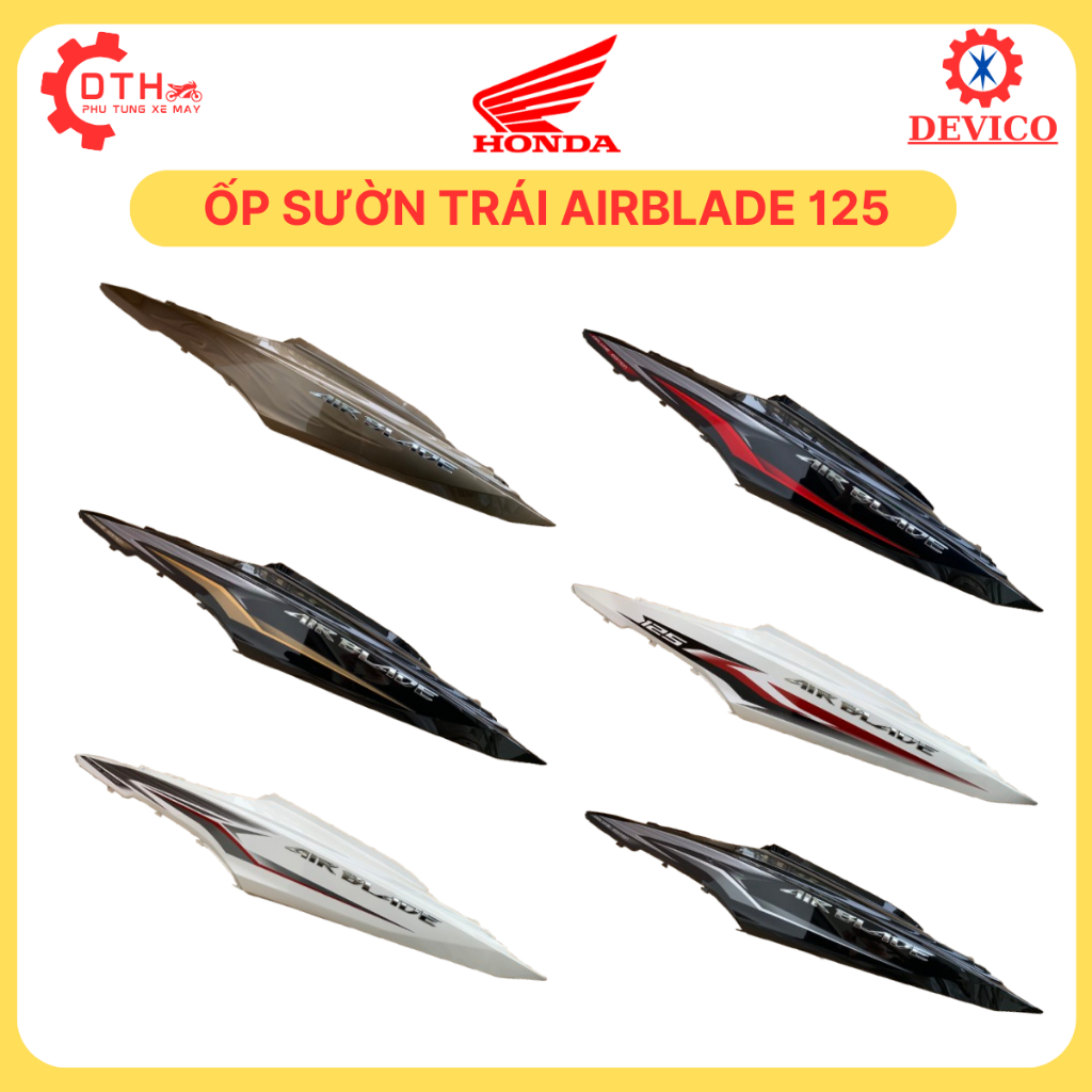 Bộ Ốp Sườn Trái AIRBLADE 125 - HONDA Chính Hãng (83650 K27..)