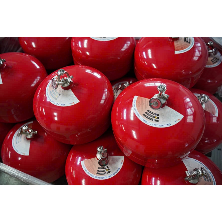 Bình cầu chữa cháy tự động Bột ABC 8kg
