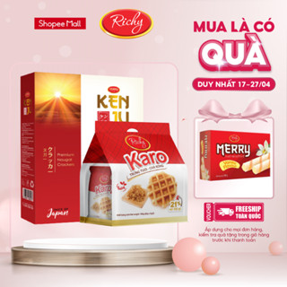 [QUÀ TĂNG ĐỘC QUYỀN] Combo Bánh Richy Kenju Hành Kem Dẻo 279g và Bánh Tươi Karo 156g