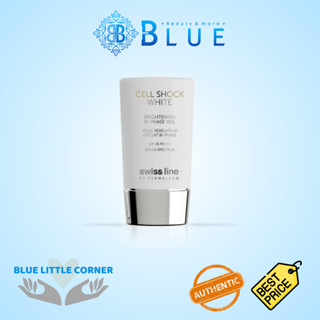 Kem chống nắng dưỡng trắng da Swissline Cell Shock White Brightening Bi-Phase Veil SPF 45 PA+++