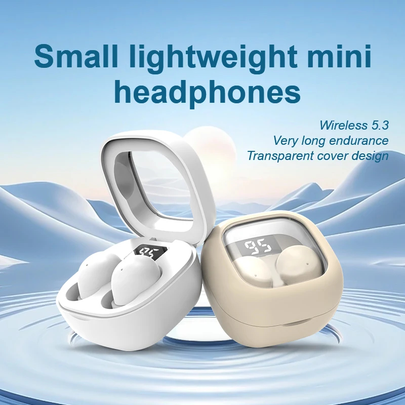 Tai nghe không dây Bluetooth SK19 TWS nhét tai, tai nghe nhét tai ngủ vô hình tai nghe nhạc HIFI