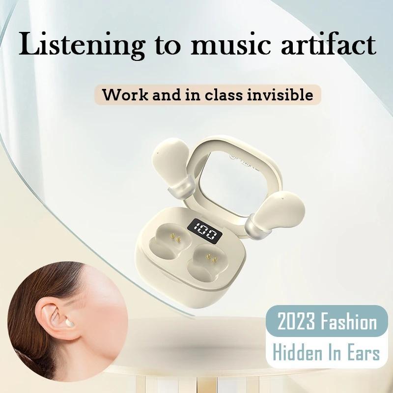 Tai nghe bluetooth SK19 mini siêu nhỏ IPX5 Hifi âm thanh giảm ồn màn hình led | BigBuy360 - bigbuy360.vn