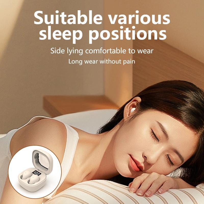 Tai nghe bluetooth SK19 mini siêu nhỏ IPX5 Hifi âm thanh giảm ồn màn hình led | BigBuy360 - bigbuy360.vn