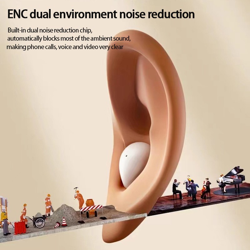 Tai nghe không dây Bluetooth SK19 TWS nhét tai, tai nghe nhét tai ngủ vô hình tai nghe nhạc HIFI | BigBuy360 - bigbuy360.vn