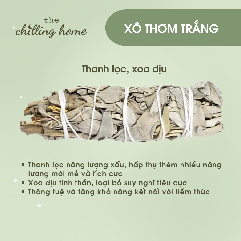 Xô Thơm Trắng (White Sage)