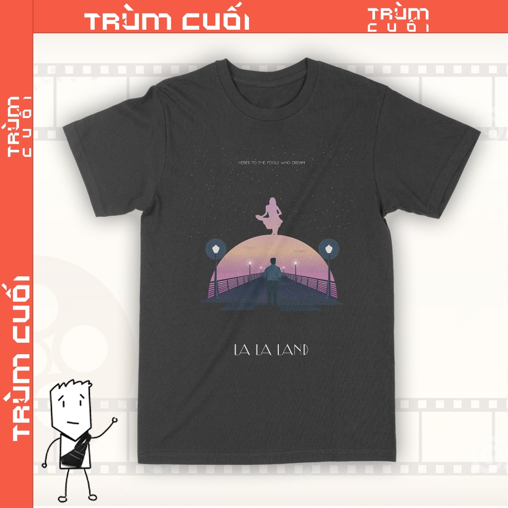 Áo thun City of Stars - La La Land Unisex Trùm Cuối Cine, Cotton 100% 2 màu nam nữ 0041