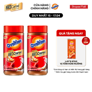 Combo 2 Hũ Thức Uống Cacao Lúa Mạch Dạng Bột Vị Sô Cô La Ovaltine 400G/hũ