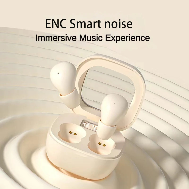Tai nghe bluetooth SK19 mini siêu nhỏ IPX5 Hifi âm thanh giảm ồn màn hình led | BigBuy360 - bigbuy360.vn