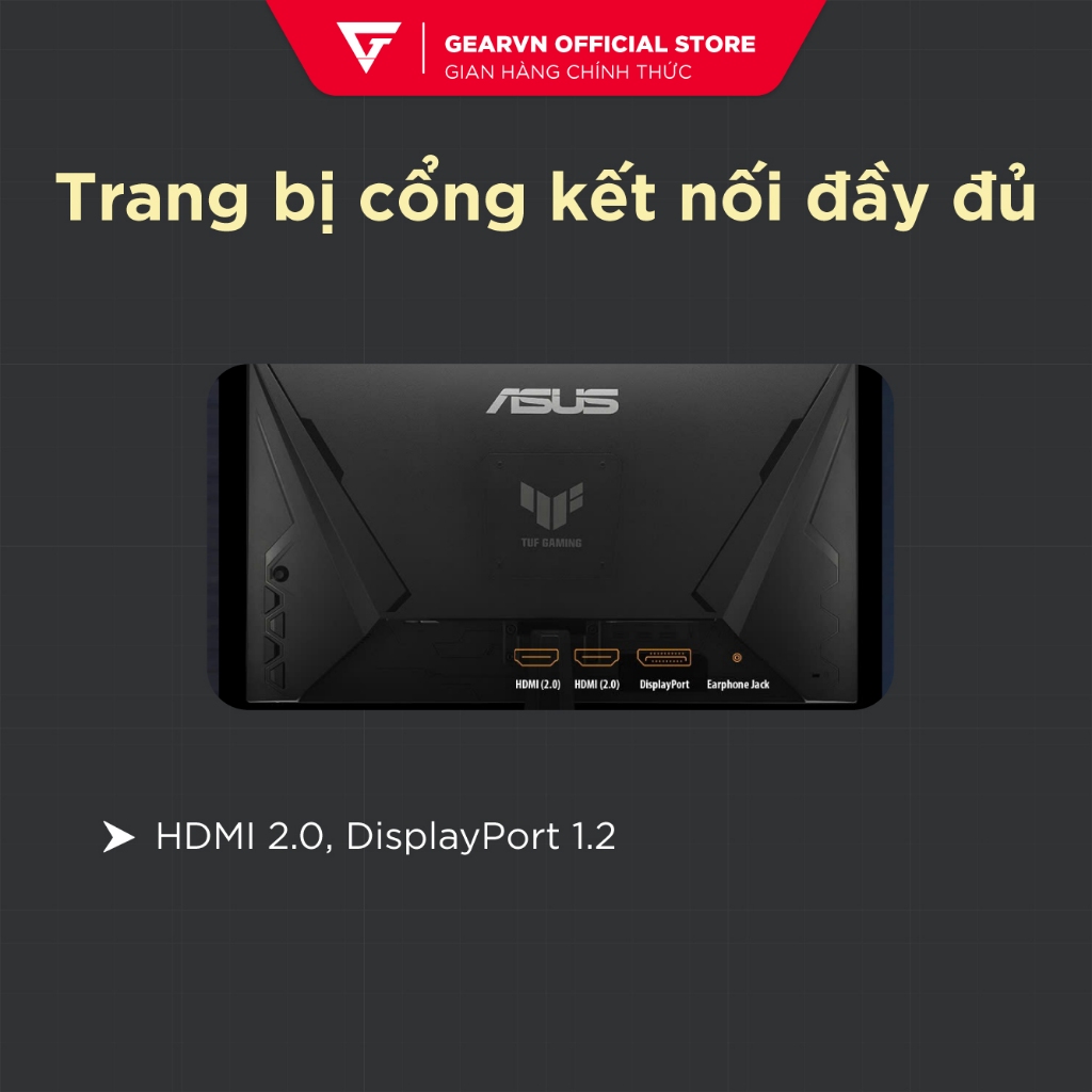 Màn hình Asus TUF GAMING VG259Q5A 25 inch Fast IPS 200Hz Gsync 300nits tích hợp loa ngoài BH 3 năm | BigBuy360 - bigbuy360.vn