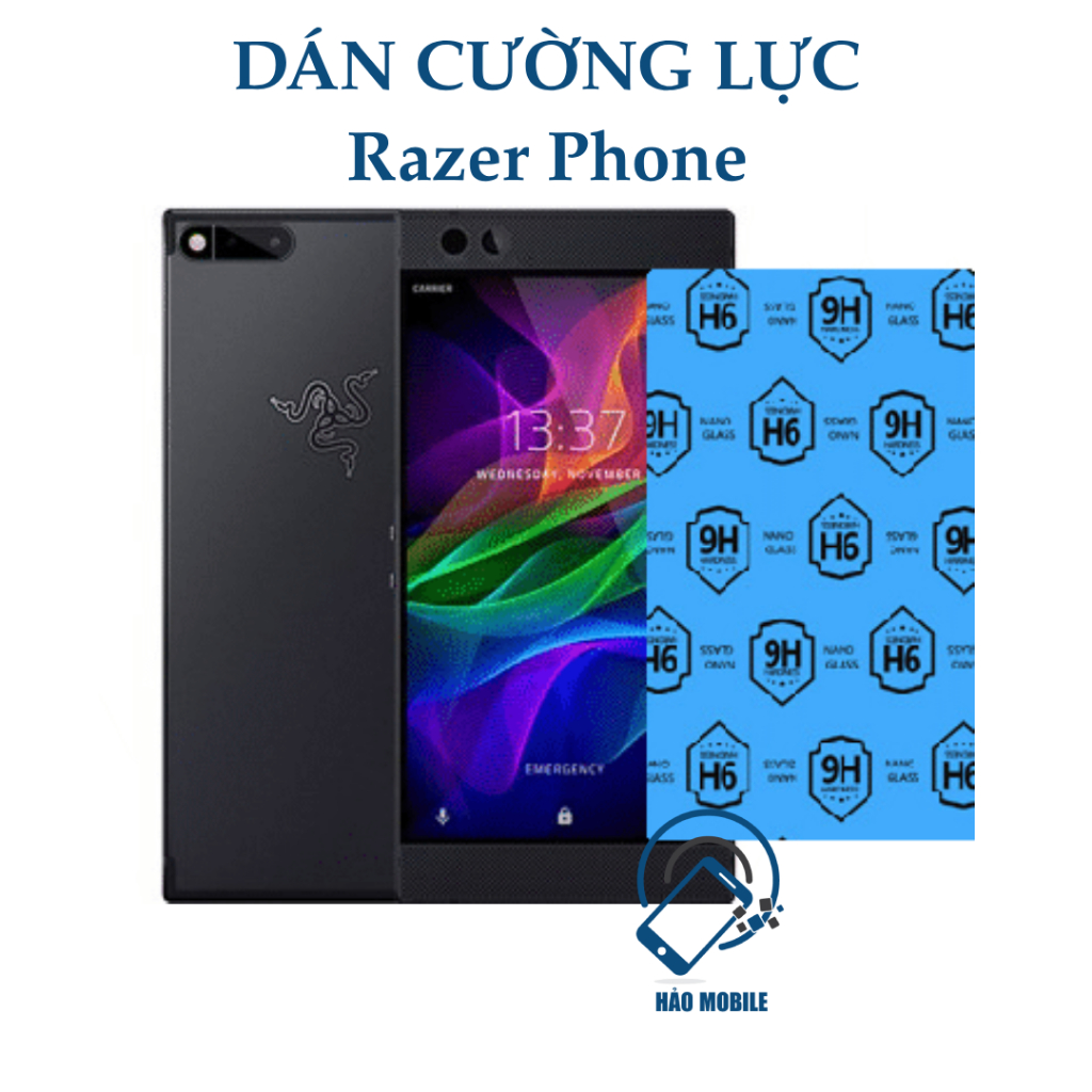 Dán cường lực dẻo nano Razer Phone ( trong suốt và chống va đập )
