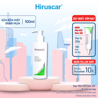 Sữa rửa mặt ngừa mụn Hiruscar Anti-Acne Cleanser+ 100ml