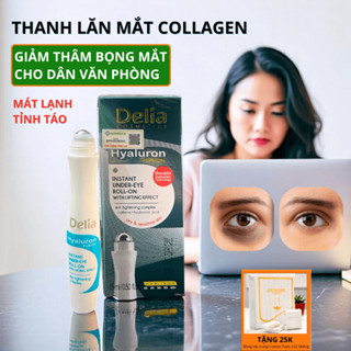 Thanh Lăn Mắt Hỗ Trợ Trị Thâm Mắt Bọng Mắt DELIA 15ml, Giảm Quầng Thâm Dưỡng Ẩm Massage Thư Giãn