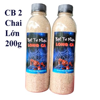 Combo 2 Chai Lớn Tơ Nhện Nặng 400g ( Mỗi Chai Nặng 200g), Làm Mồi Vuốt Câu Cá, Kết Dính Mồi Câu