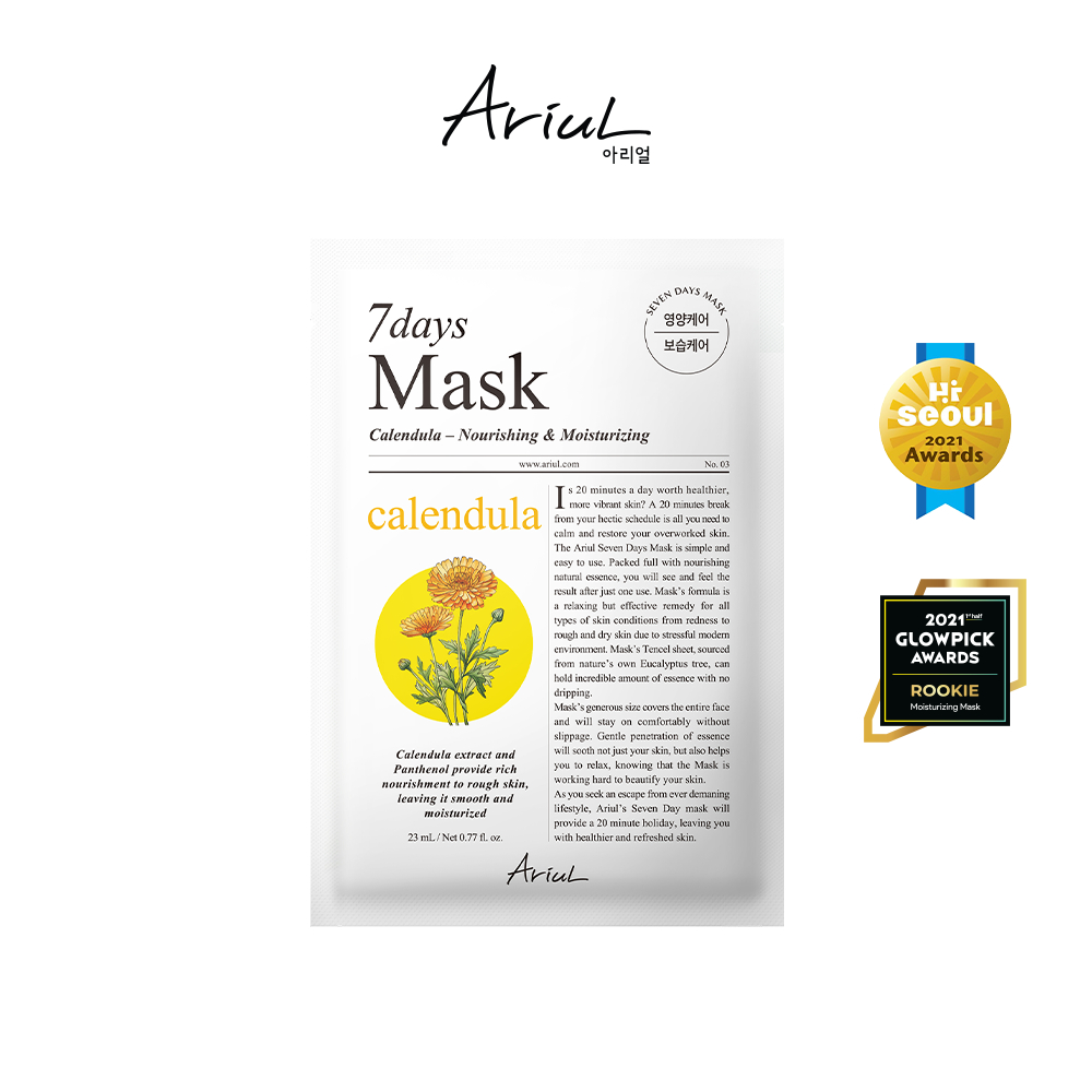 Mặt Nạ Ariul 7days Mask + Calendula P 23ml
