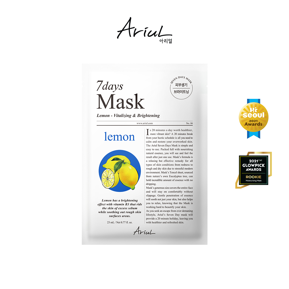 Mặt Nạ Ariul 7days Mask + Lemon C 23ml