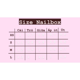 Nailbox thiết kế ( ombre lòng đào vẽ metal )