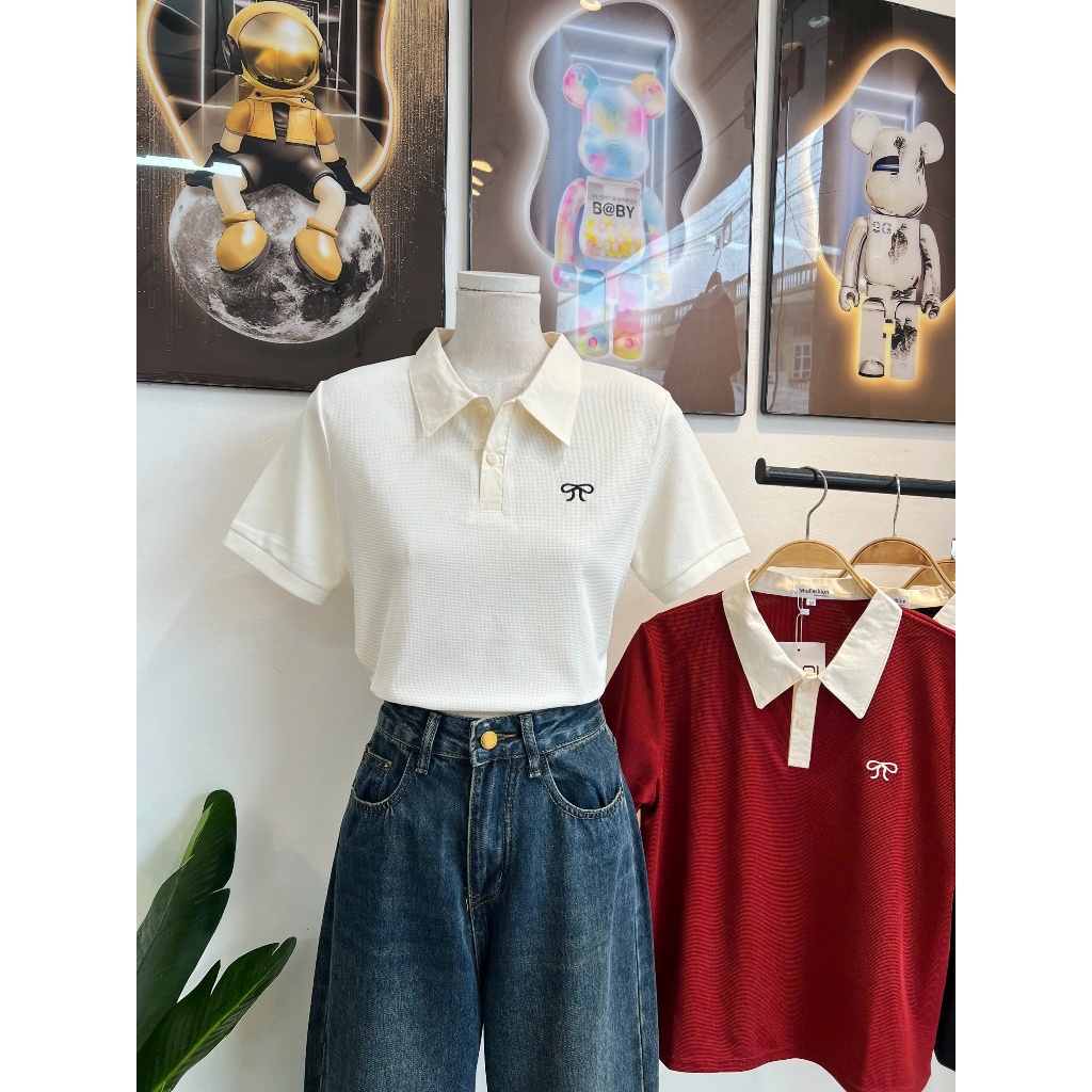 [Mở Bán] Miu Fashion - Áo Polo phối cổ sơ mi trẻ trung, năng động basic dễ phối đồ | BigBuy360 - bigbuy360.vn
