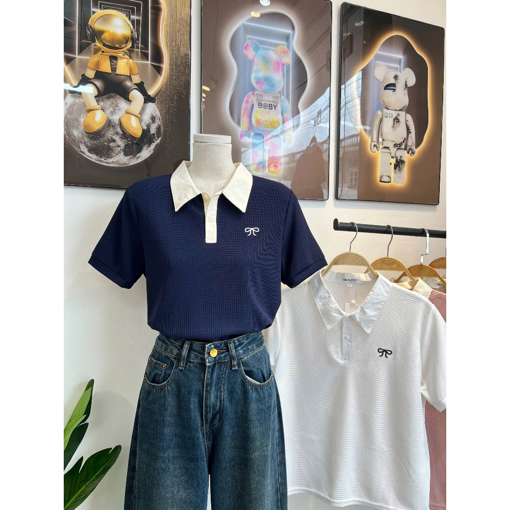 [Mở Bán] Miu Fashion - Áo Polo phối cổ sơ mi trẻ trung, năng động basic dễ phối đồ | BigBuy360 - bigbuy360.vn