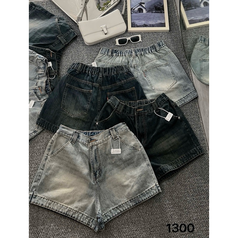 Quần short nữ bigsize lưng thun from chữ A thoải mái dễ phối đồ ms1300 | BigBuy360 - bigbuy360.vn