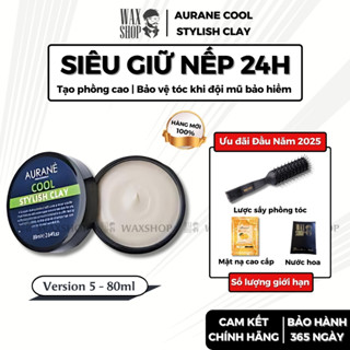 Sáp Vuốt Tóc Nam Aurane Cool Stylish Clay Chính Hãng - Bảo Hành 180 Ngày - Kèm Quà Tặng - Waxshop